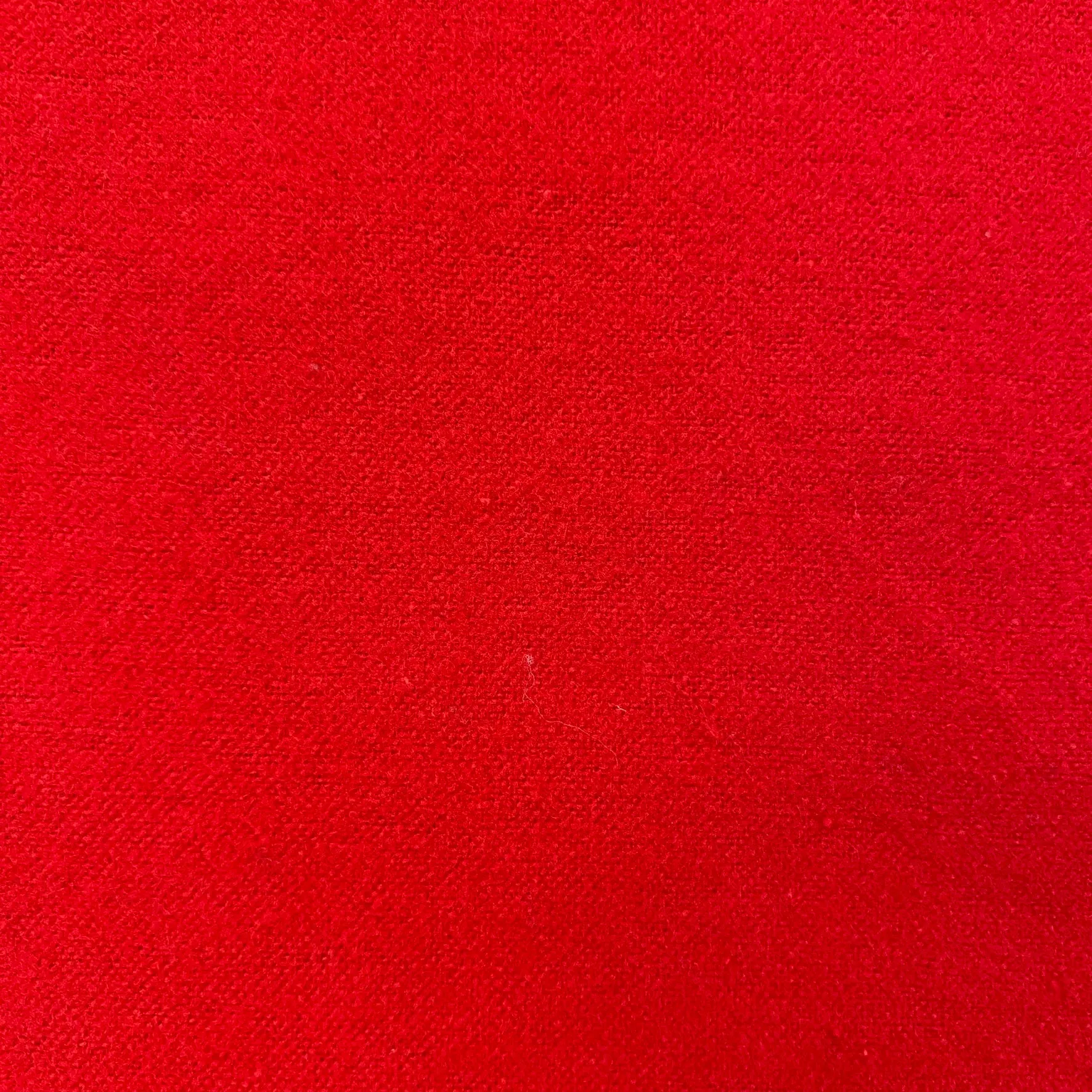 100% Brushed Cotton - Red - £6.00 Per Metre - Sold By Half Metre