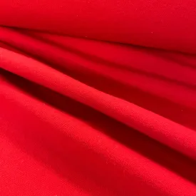 100% Brushed Cotton - Red - £6.00 Per Metre - Sold By Half Metre