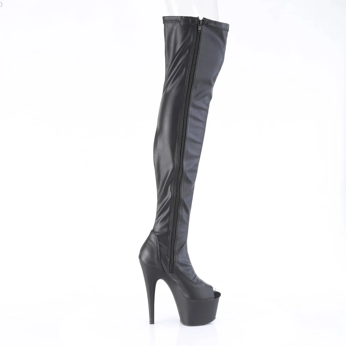 ADORE-3011 Black Thigh High Boots