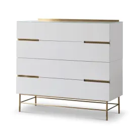 Alberto 4 Drawer Wide Chest - Gillmore Space