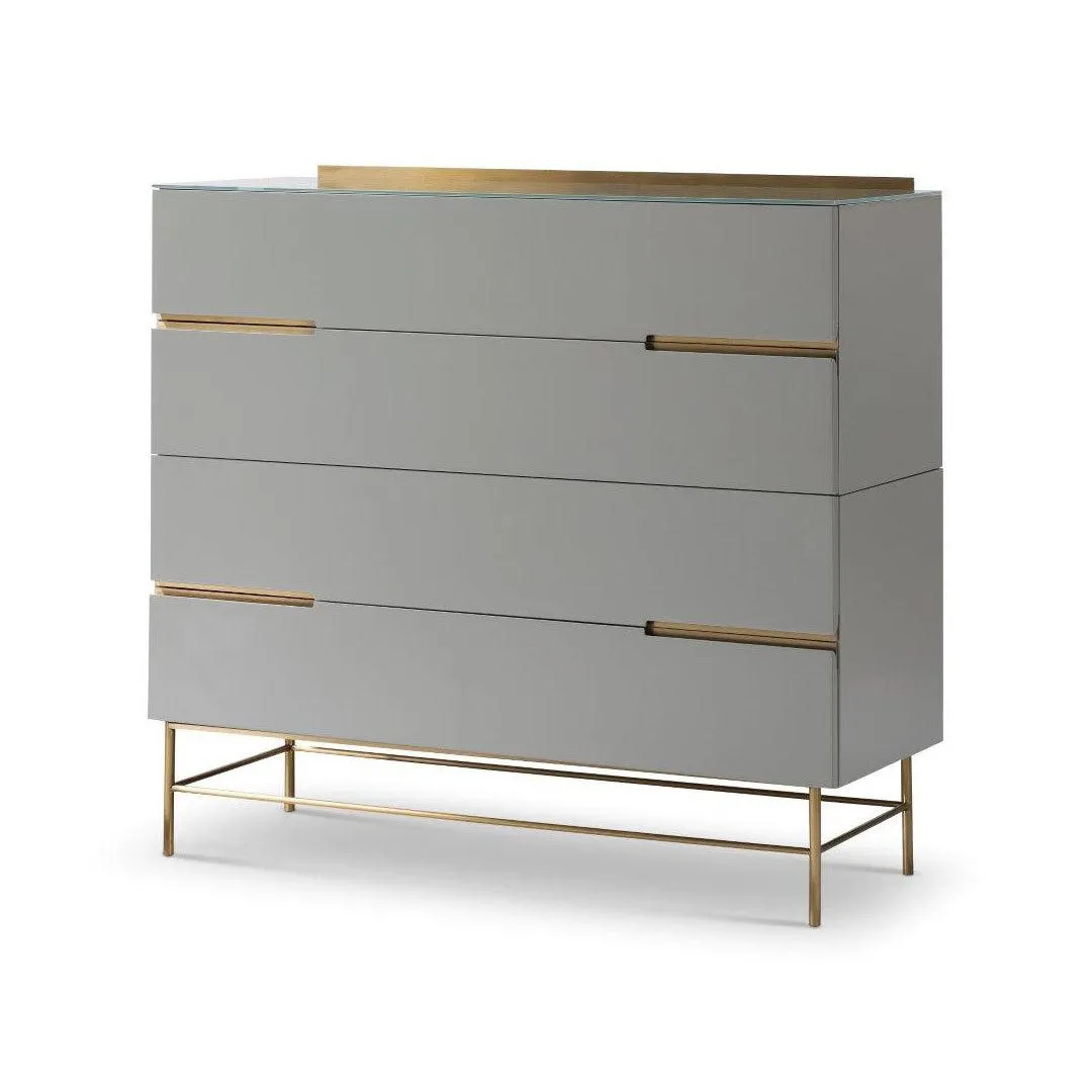 Alberto 4 Drawer Wide Chest - Gillmore Space