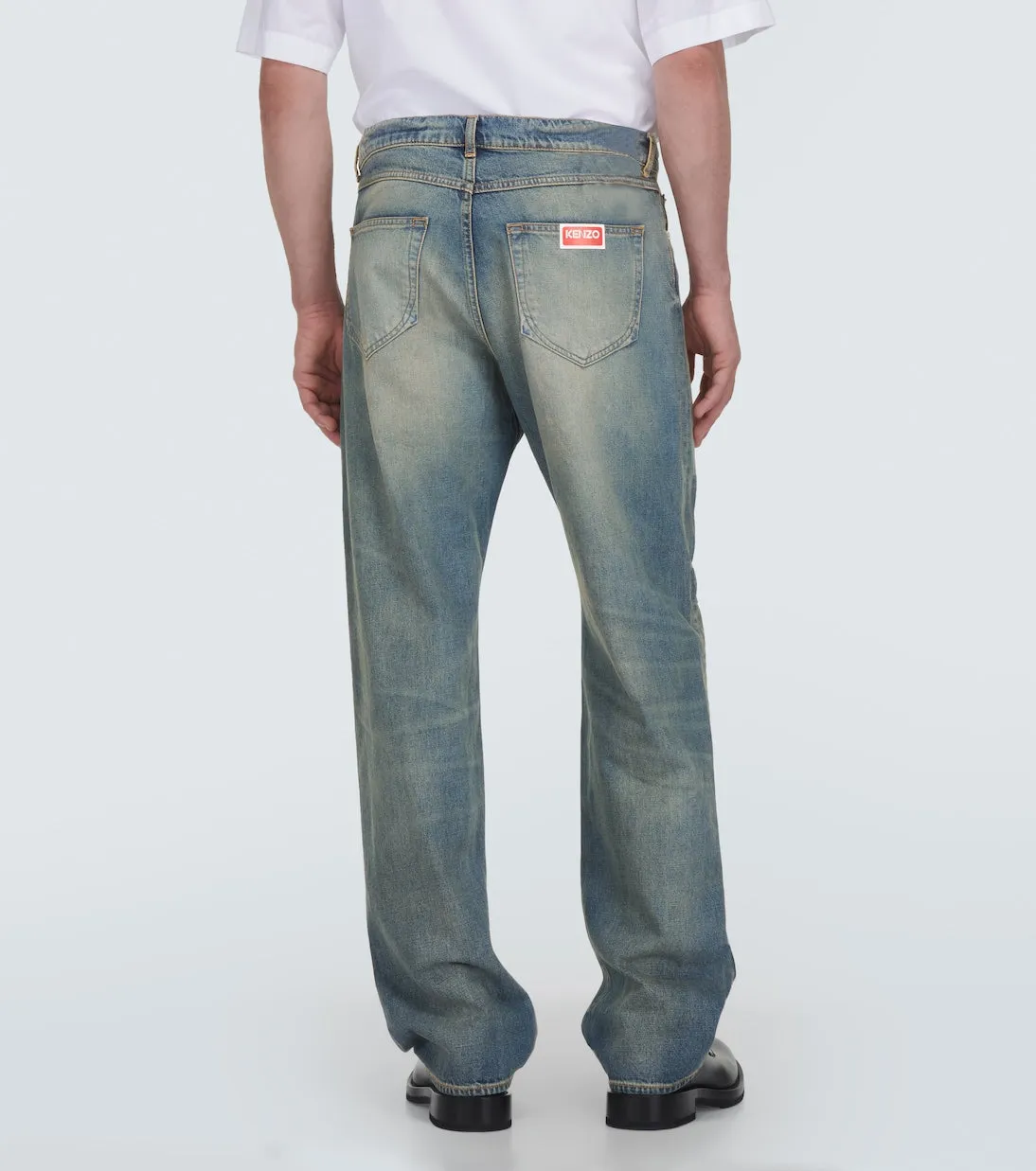 Asagao Kenzo straight jeans, blue