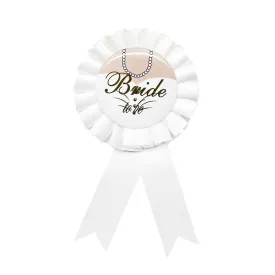 Bride To Be Ribbon Badge