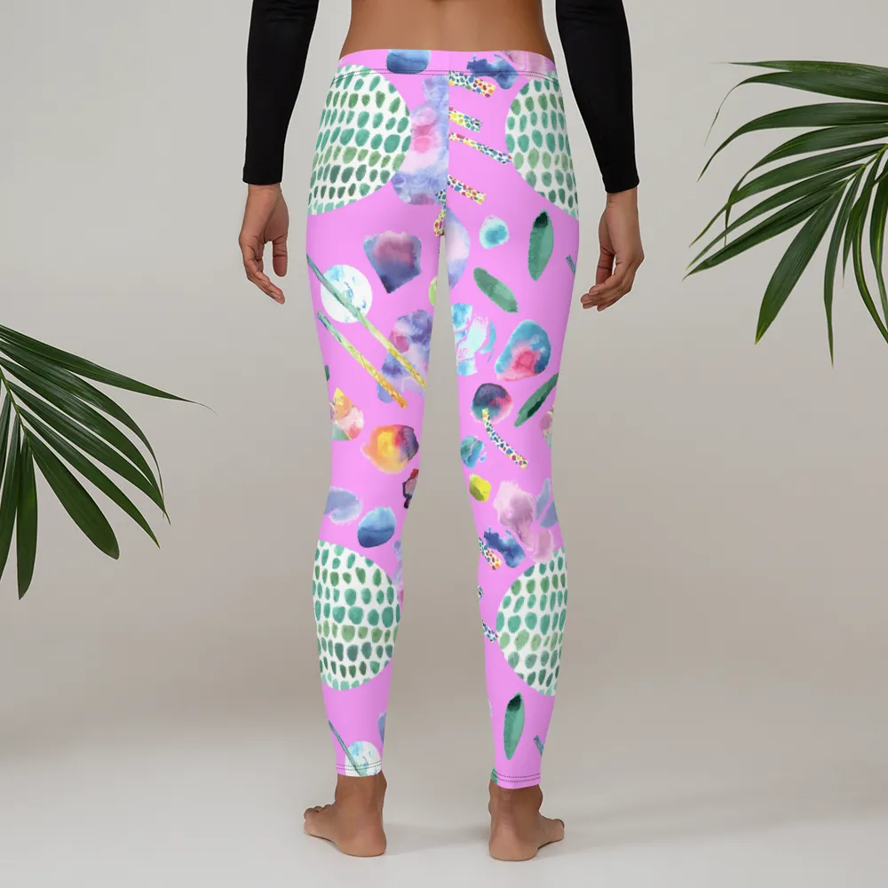 Bubblegum Garden Leggings