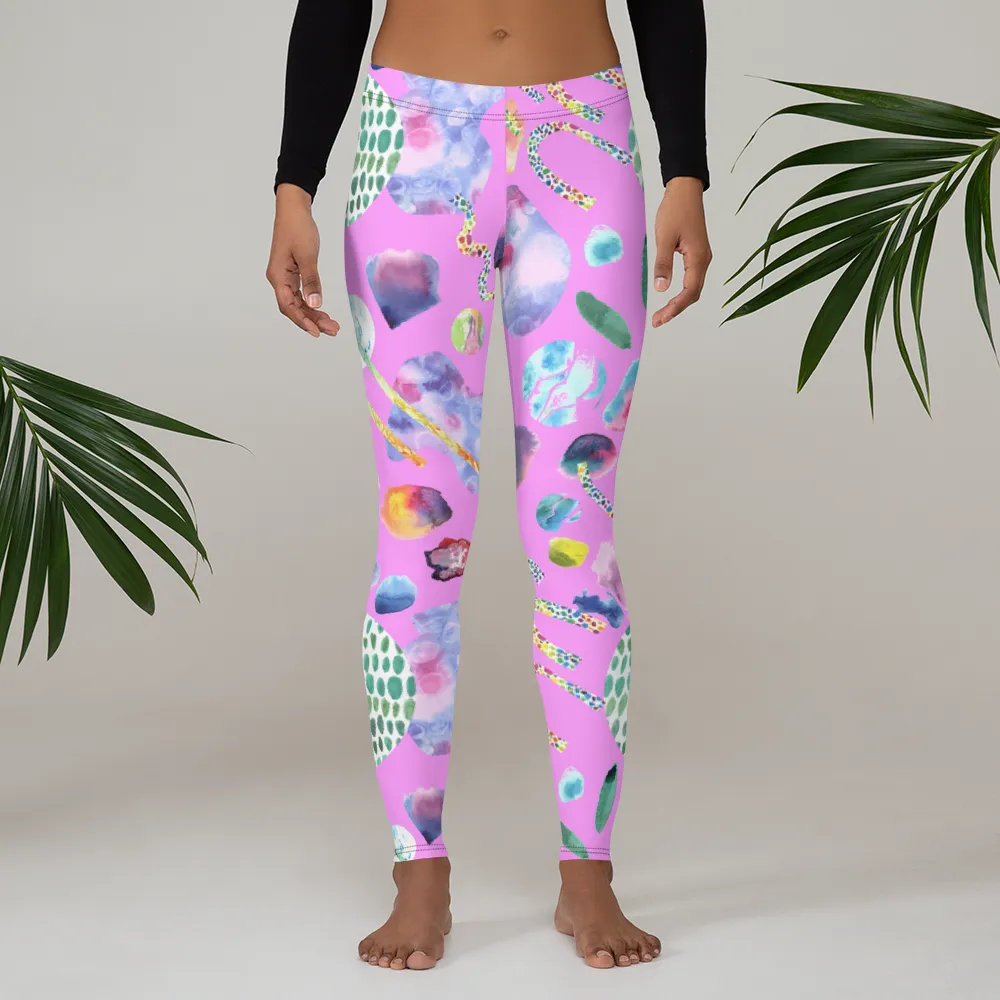 Bubblegum Garden Leggings