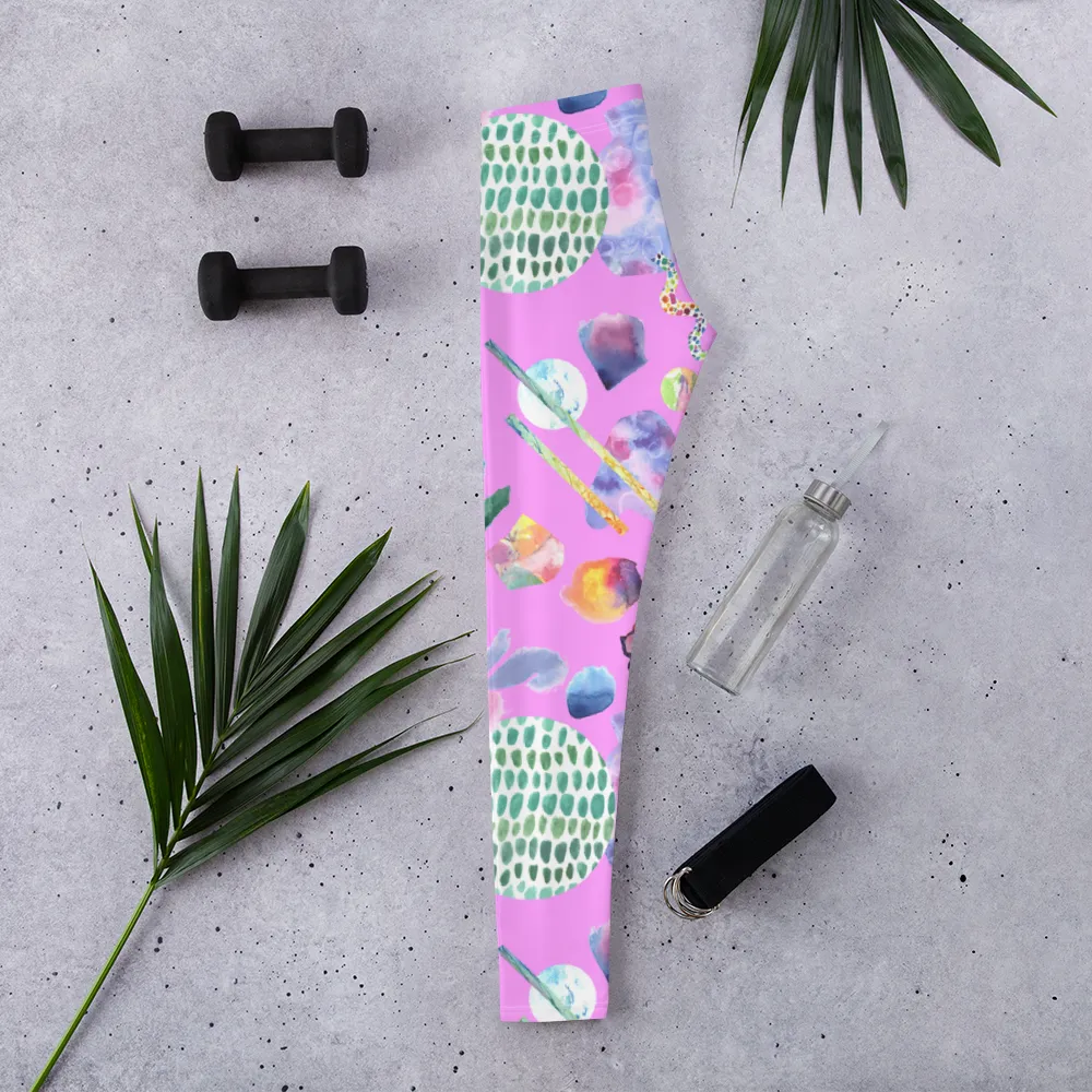 Bubblegum Garden Leggings