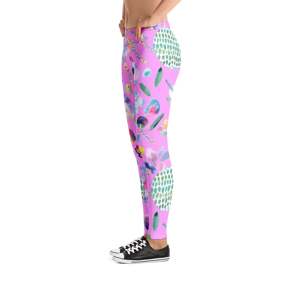 Bubblegum Garden Leggings