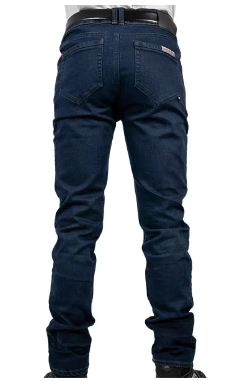 Bull-It Mens Spitfire AA Armoured Blue Denim Riding Jeans Straight Cut