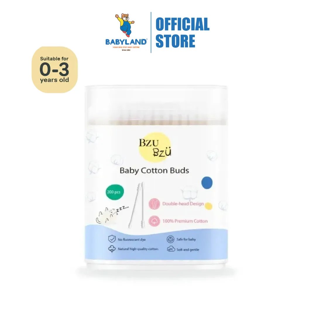 BZU BZU Baby Cotton Buds 200 pcs