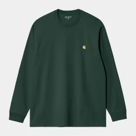 Carhartt WIP LS Chase T-shirt Discovery Green