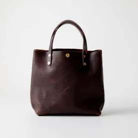 Dark Brown Bulldog Mini Tote