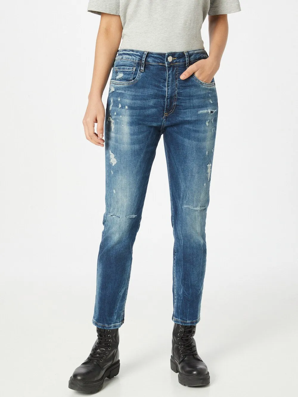 Elias Rumelis Leona slim fit jeans, dark blue