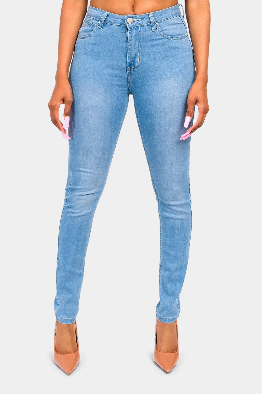 Essential High Rise Stretch Skinny Jeans