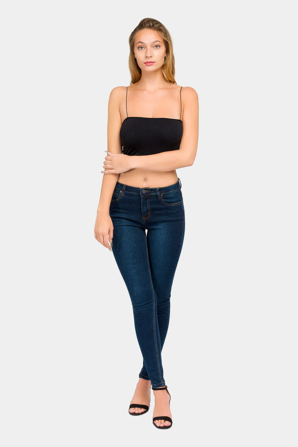 Essential High Rise Stretch Skinny Jeans