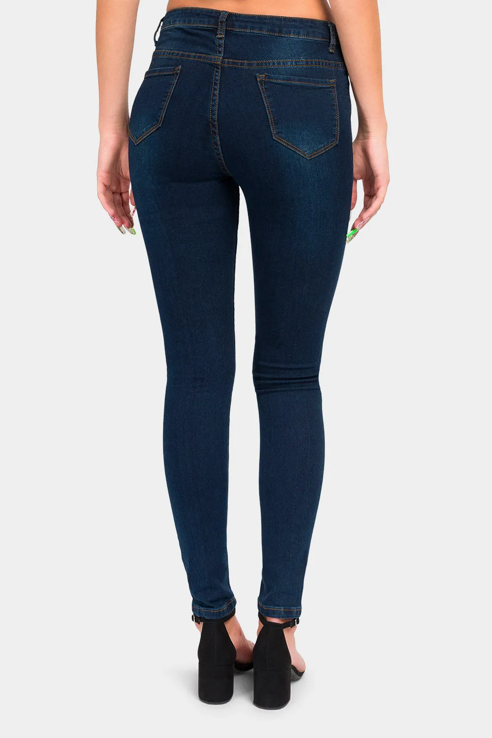 Essential High Rise Stretch Skinny Jeans