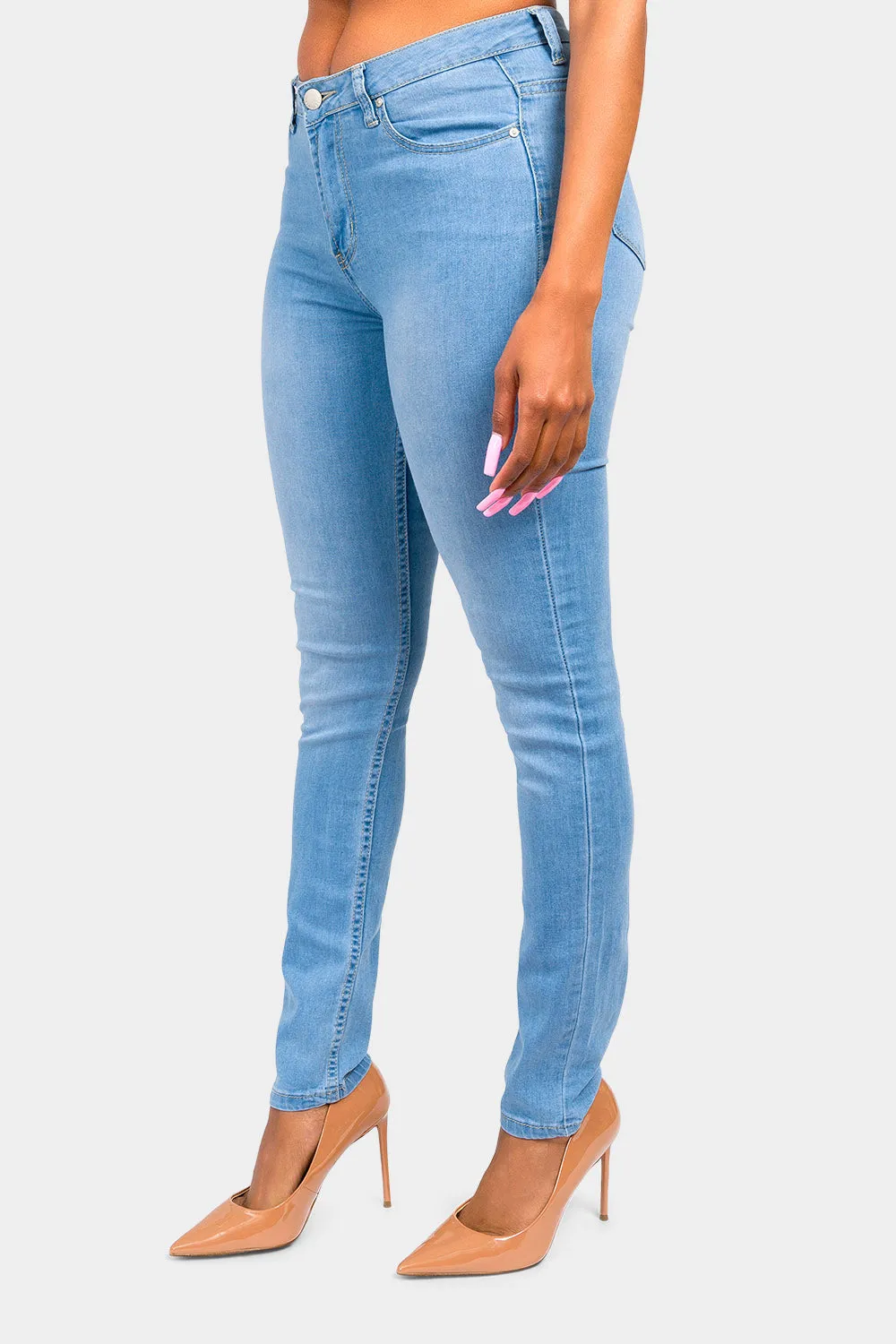 Essential High Rise Stretch Skinny Jeans