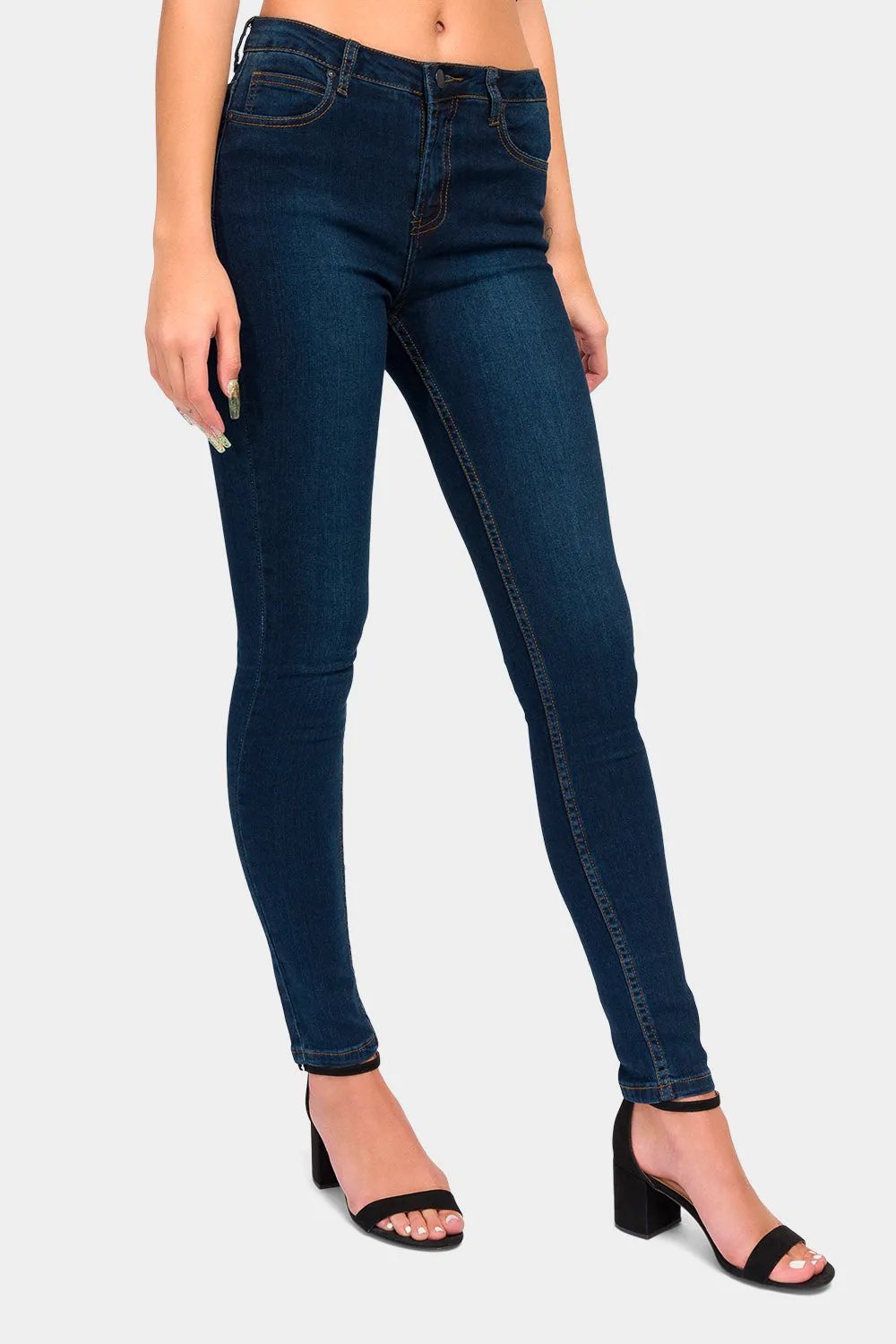 Essential High Rise Stretch Skinny Jeans