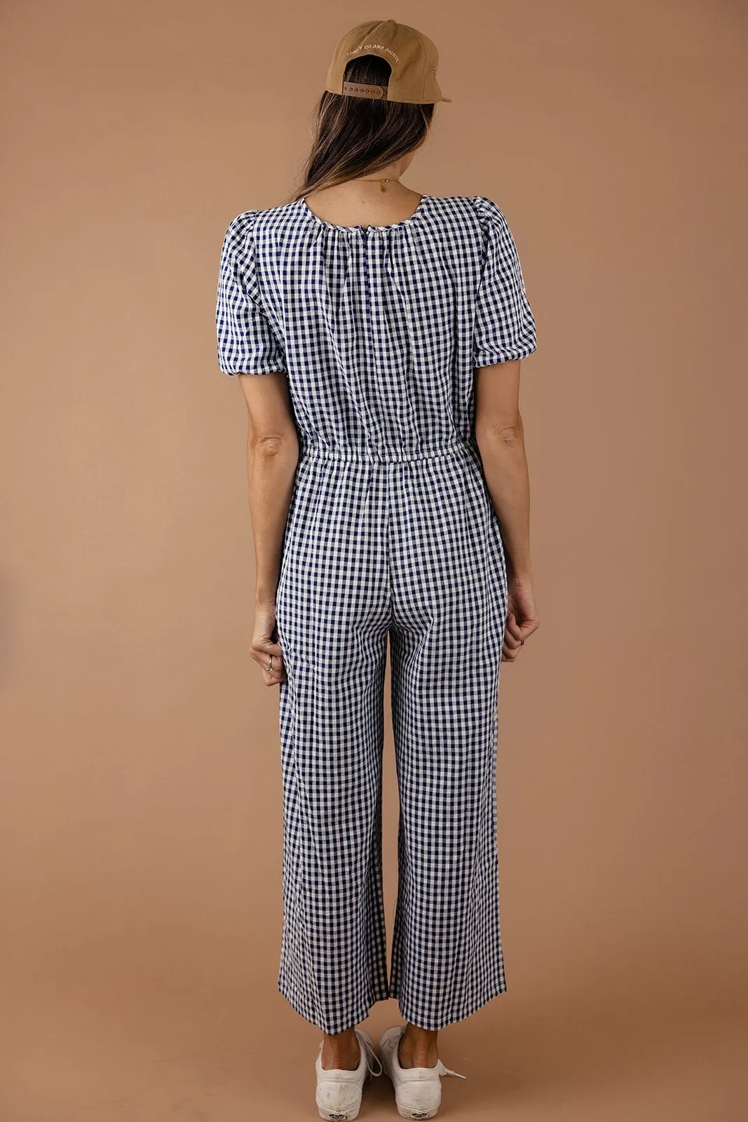 First Call Gingham Romper