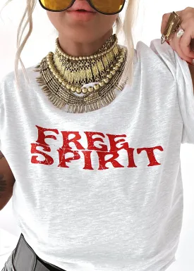 FREE SPIRIT SIDE SLIT TEE