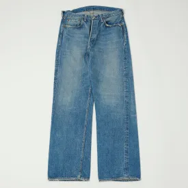 Full Count 0105HA Patched 13.7oz Wide Straight Jean - 'Dartford' Wash