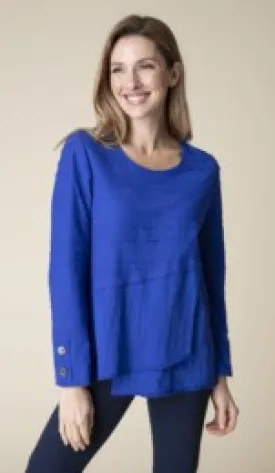 Habitat, 16531 Overlay Top, Sapphire