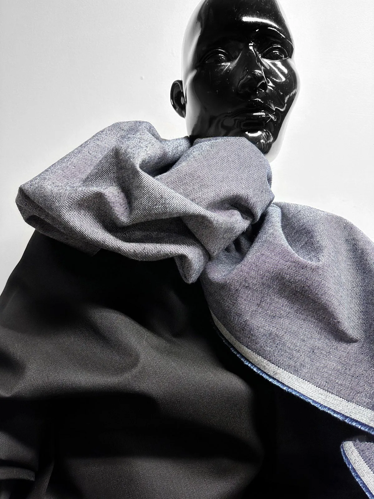 High Concept Painted Double Faced Denim