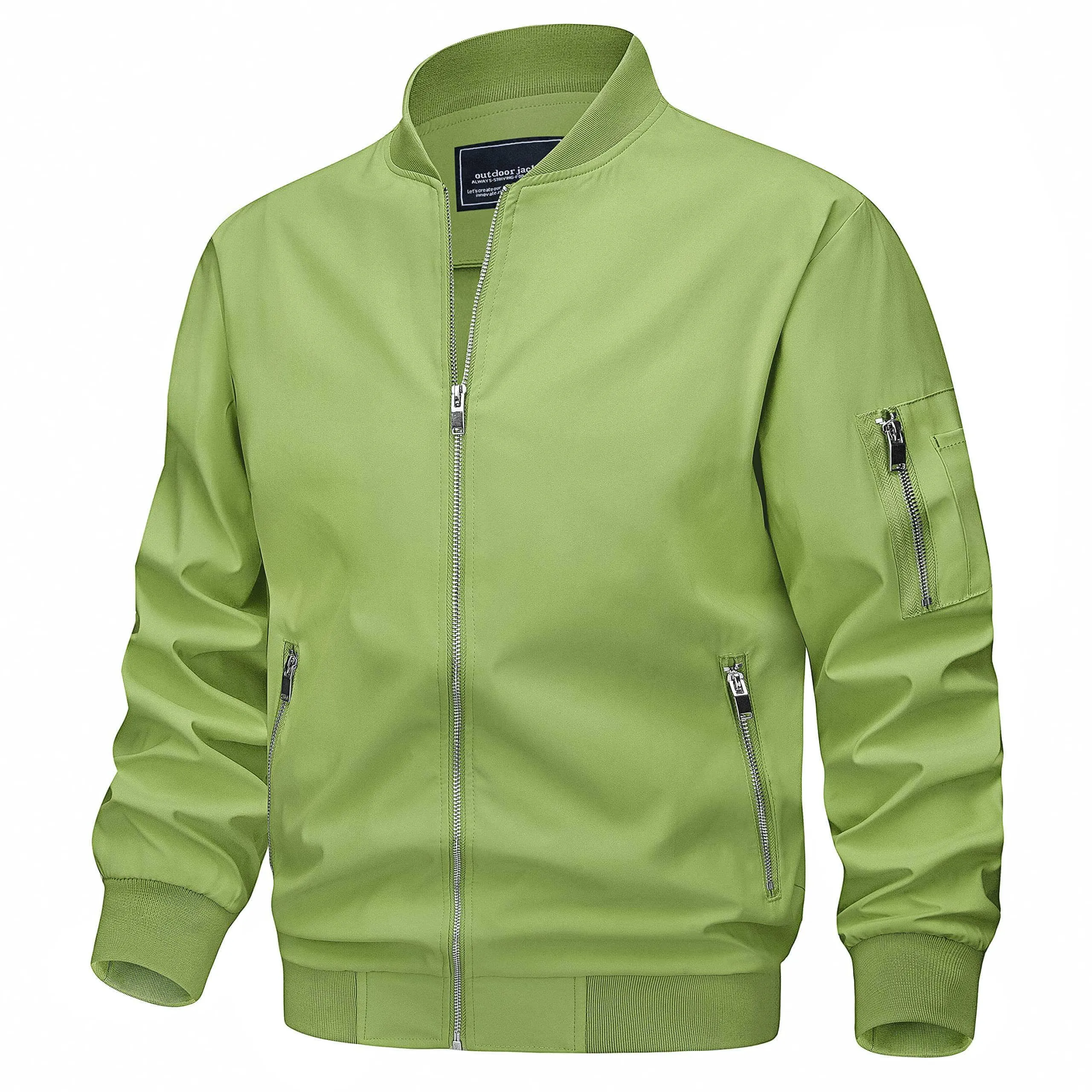 Lightweight Men's Thin Bomber Jacket - In 16 Colors!