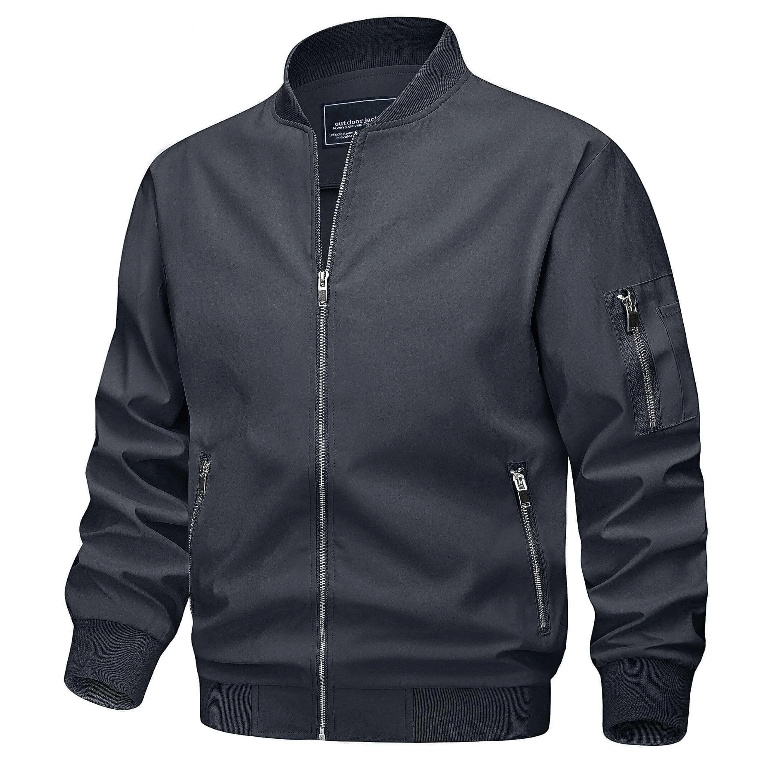 Lightweight Men's Thin Bomber Jacket - In 16 Colors!