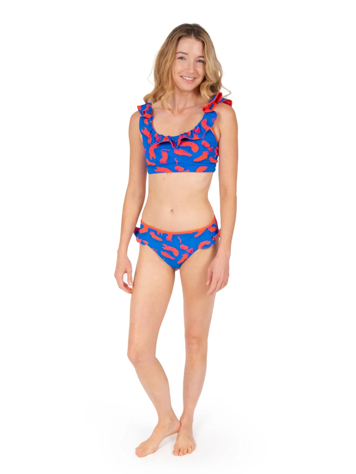 Lola Bikini Top - Skinny Dip/Pink Tiger