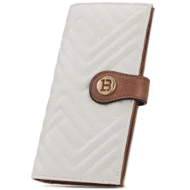 Luna Slim Quilted Leather Bifold Card Wallet