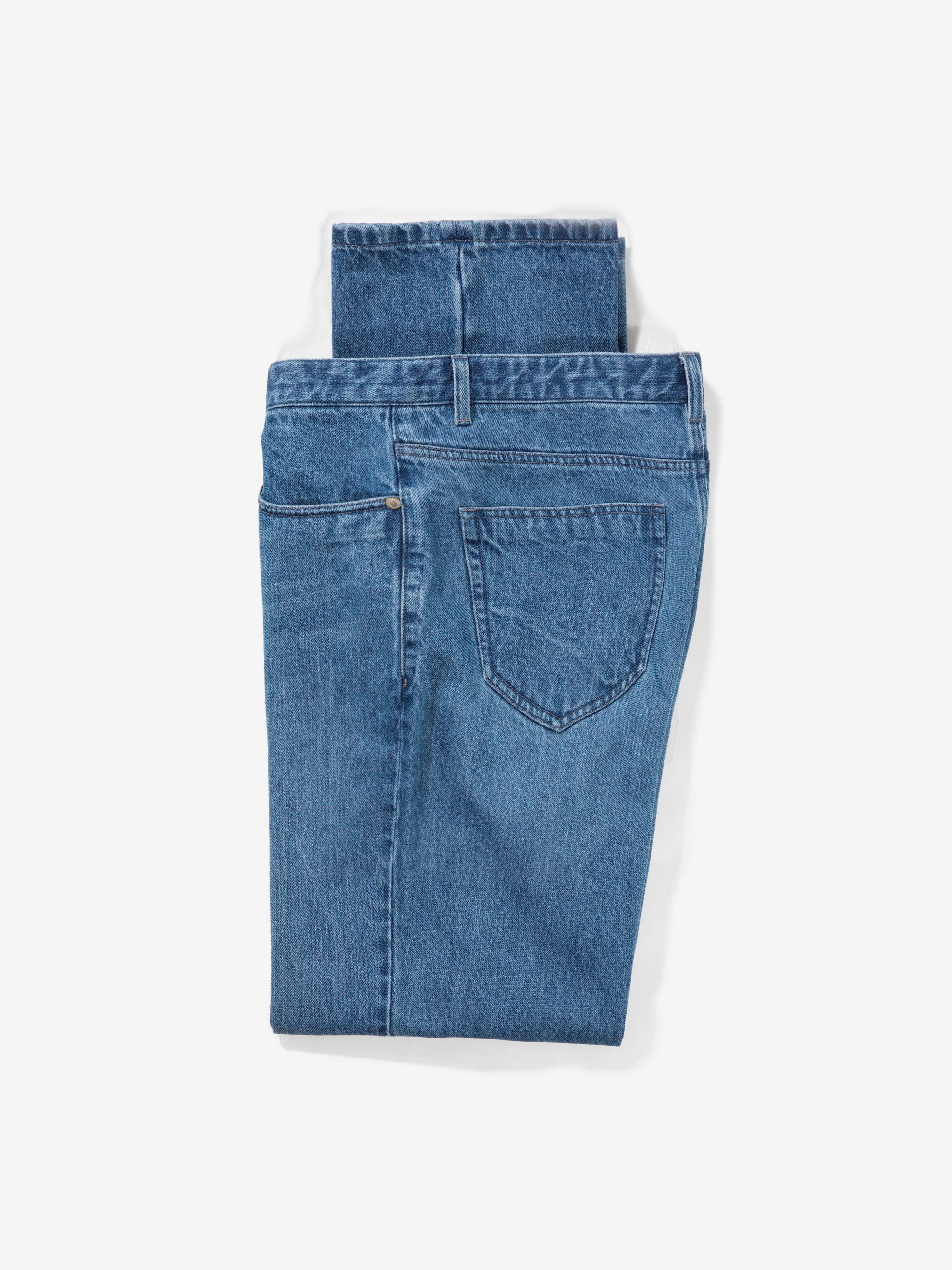 Mid Blue Washed Denim Jeans