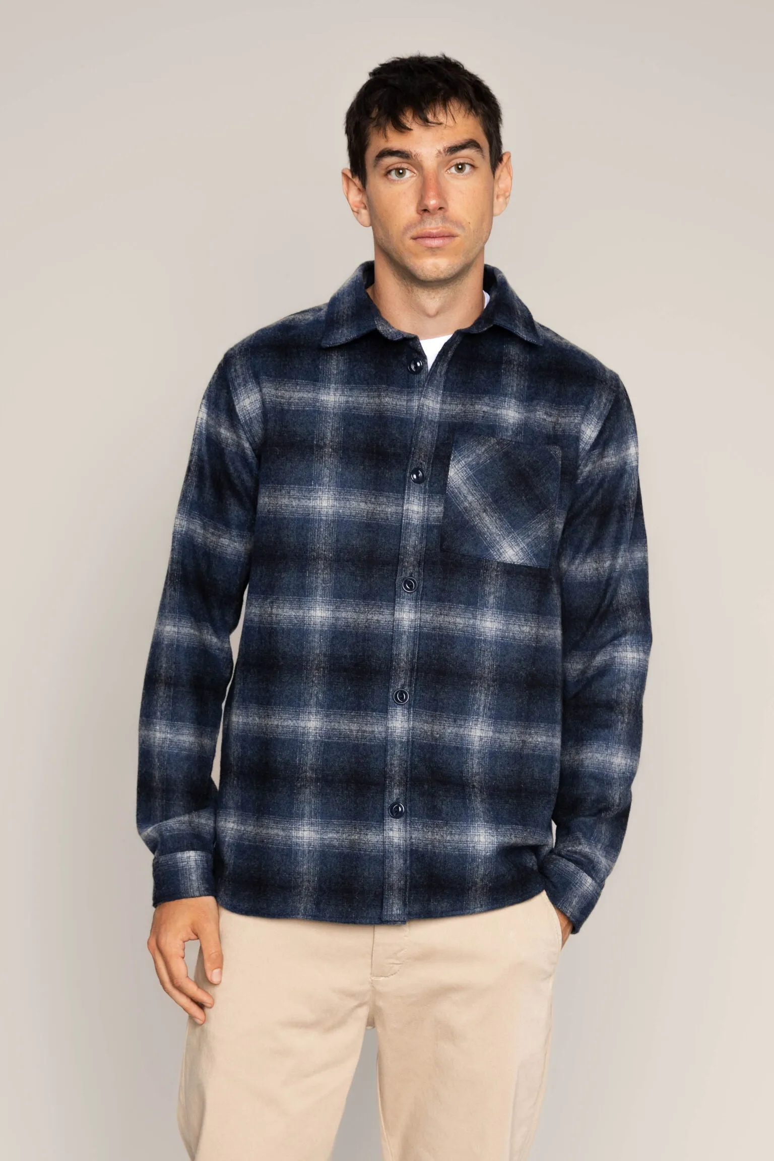 MMGDavid Wool Check Shirt