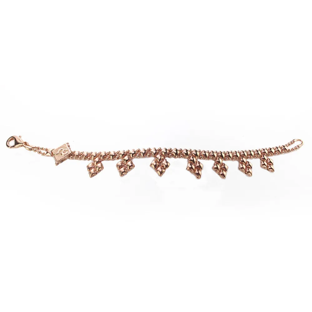 SG Liquid Metal MINI-K-RG Rose Gold Finish Bracelet by Sergio Gutierrez