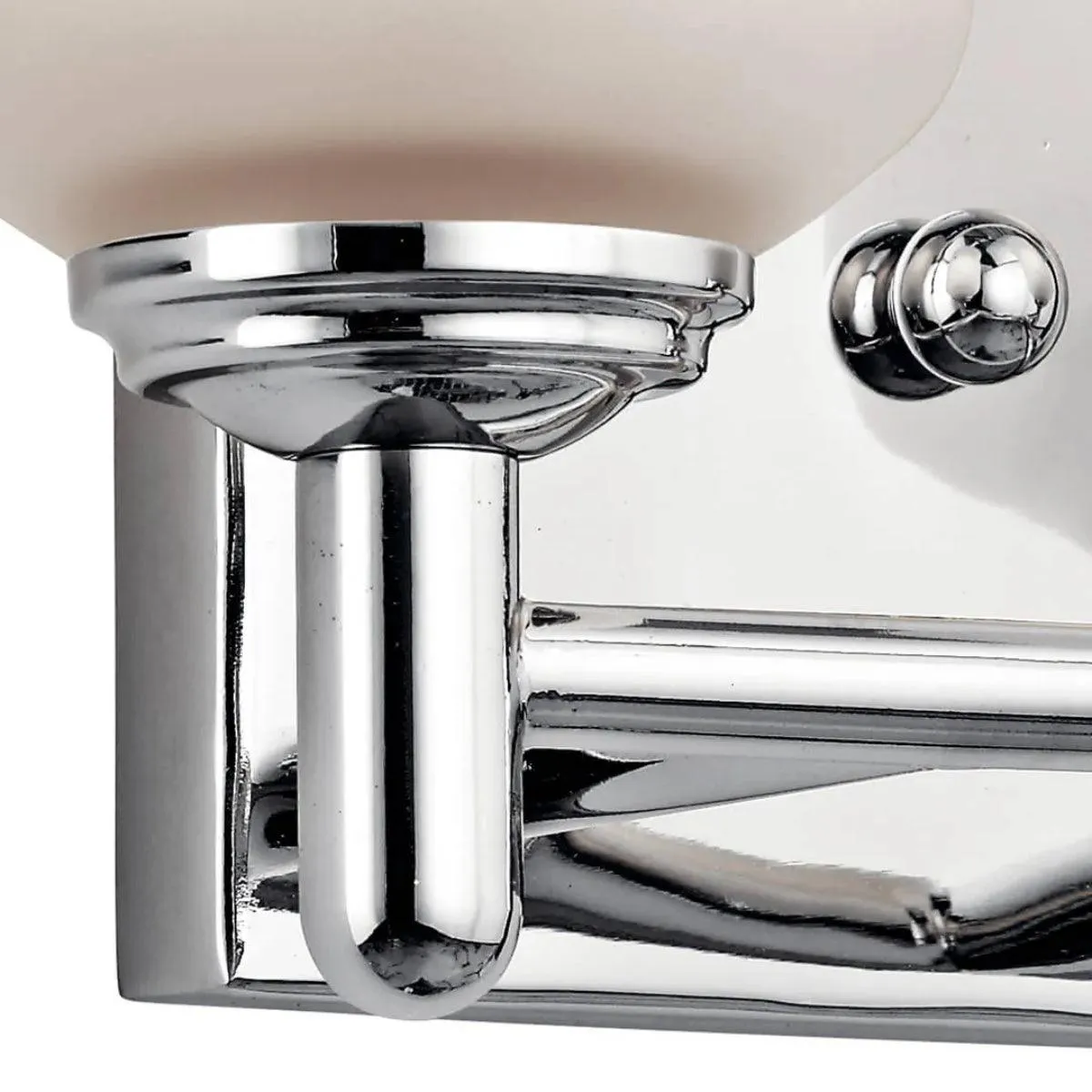 Shailene 30 In 4-Lights Bathroom Vanity Light With Clear Satin Etched Glass, Chrome Finish