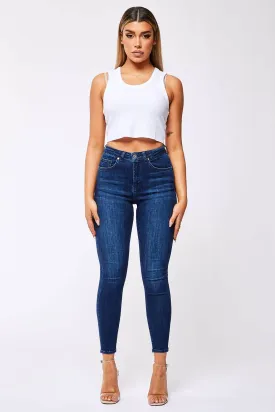 SKINNY JEANS - CLASSIC INDIGO BLUE